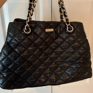 Black Kate Spade Sparkle Tote